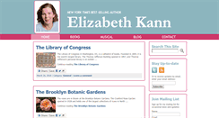 Desktop Screenshot of elizabethkann.com