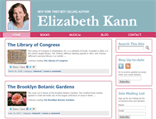 Tablet Screenshot of elizabethkann.com